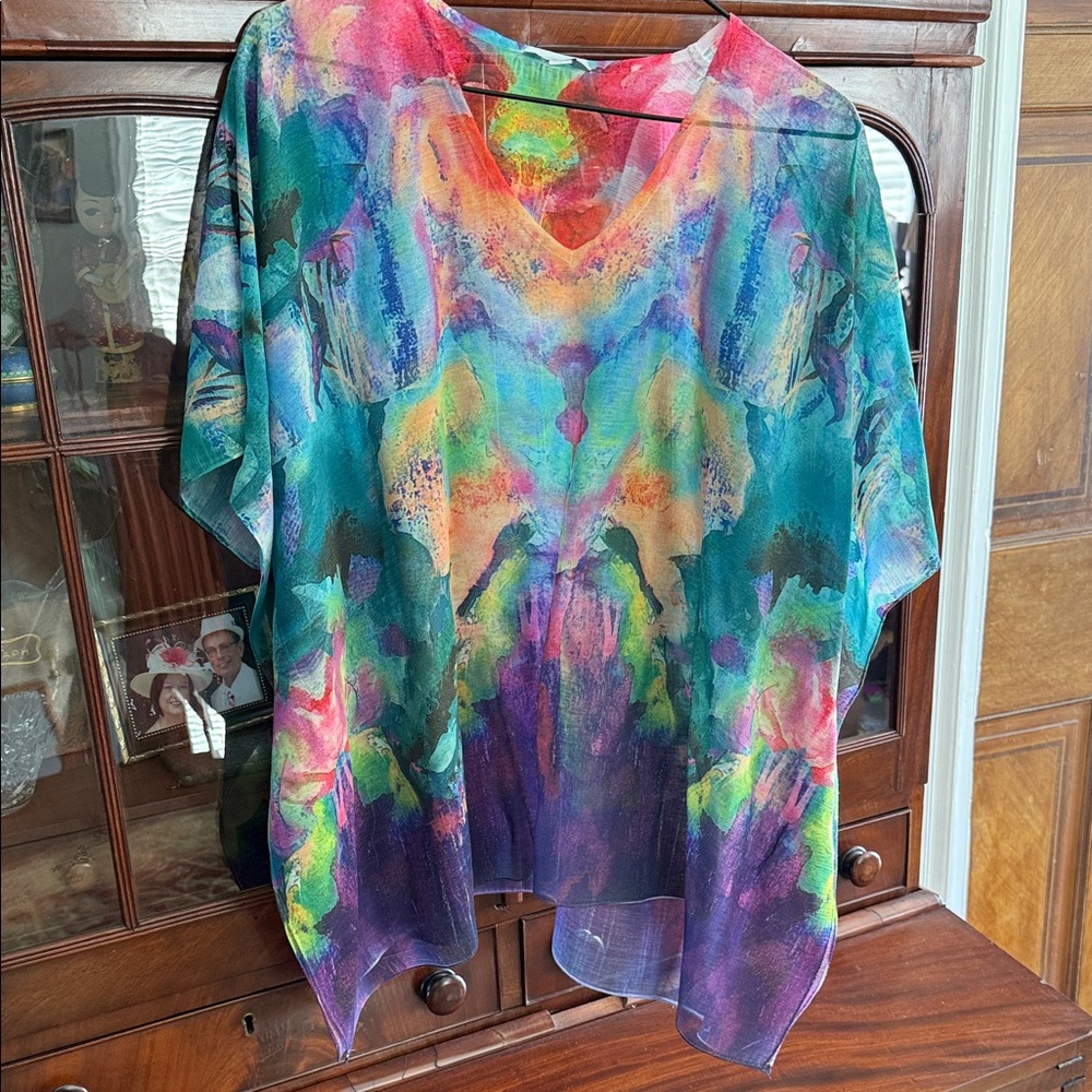 Harlow Zee Vibrant Multicolor Tunic Top